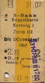 S-Bahn Doppelkarte
